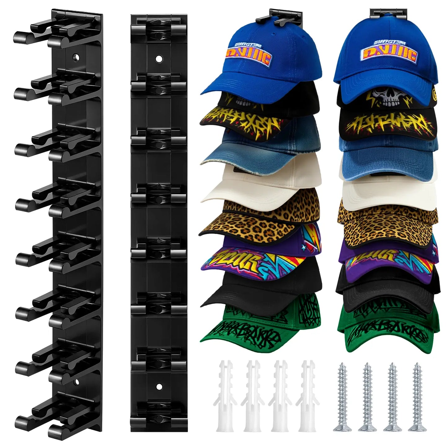 CapMate Wall-Mounted Hat Organizer