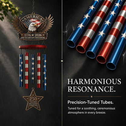 🔥Last Day 49% OFF🔥 - 250 Years of Freedom Patriotic Wind Chime
