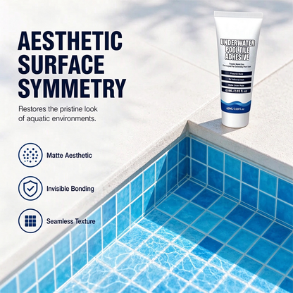 🏊💧 Underwater Pool Tile Repair Adhesive – Fix Loose Pool Tiles Easily🔧🍀