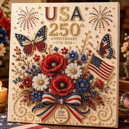 🎁Last Day 49% OFF-USA 250th Anniversary DIY Pearl Painting Kit ✨❤️‍🔥