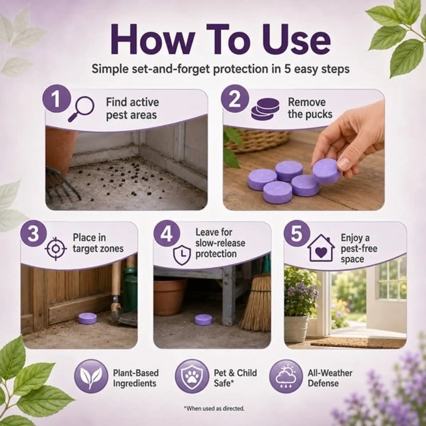 💥LAST DAY SALE 50%OFF💥All-Natural Pest & Rodent Repellent Pucks🐭
