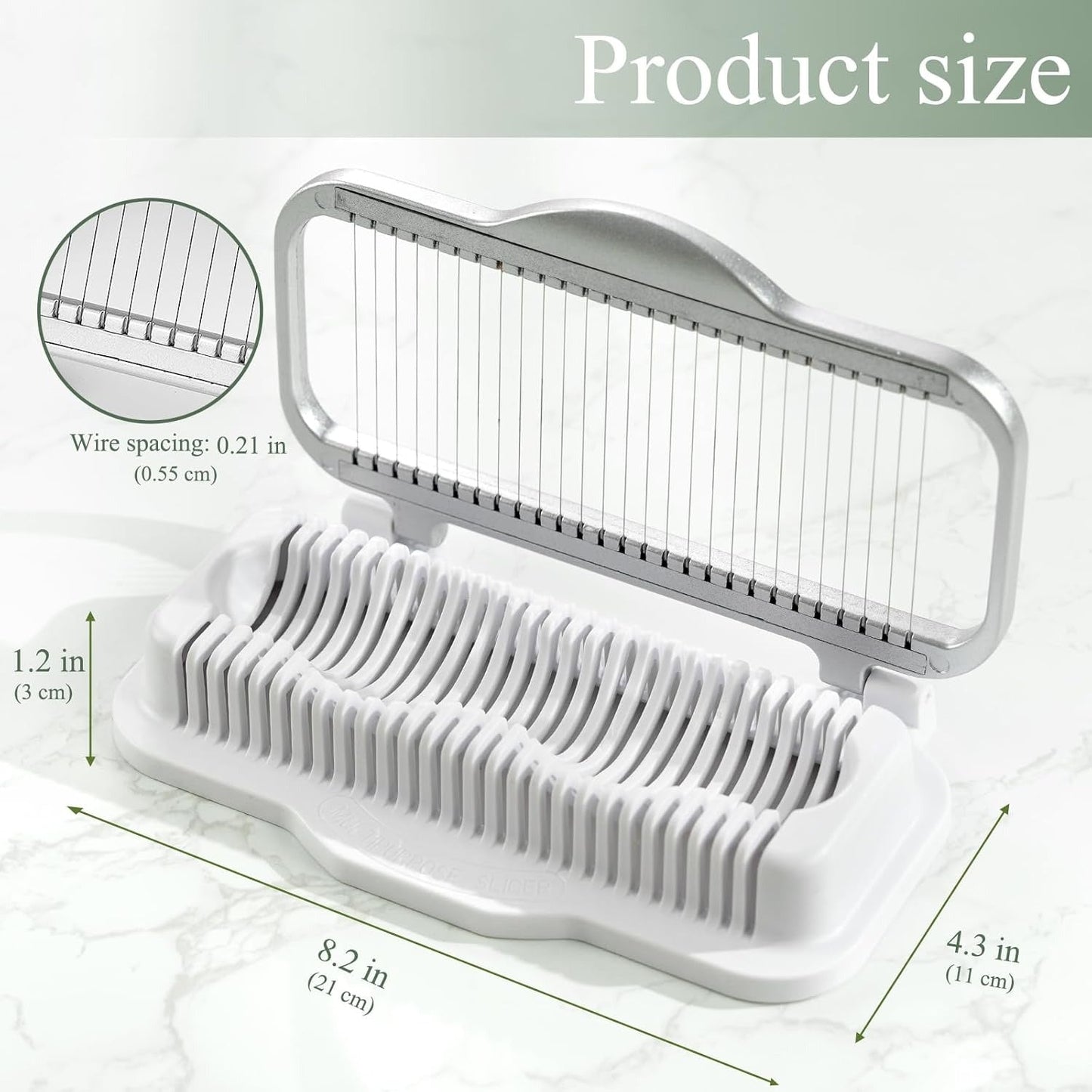 🔥LAST DAY 50% OFF-Egg Slicer for Hard Boiled Eggs Banana Slicer✅