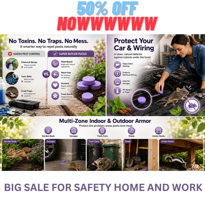 💥LAST DAY SALE 50%OFF💥All-Natural Pest & Rodent Repellent Pucks🐭