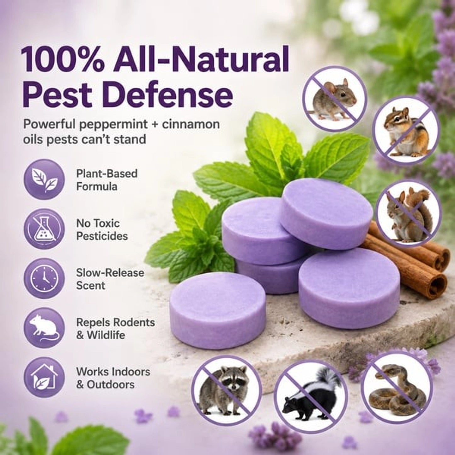 💥LAST DAY SALE 50%OFF💥All-Natural Pest & Rodent Repellent Pucks🐭