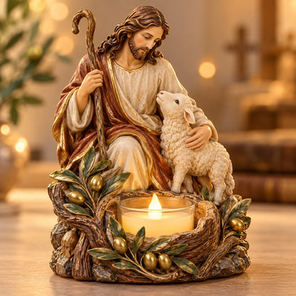✝️🕯️Light of Faith™ – Sacred Christian Candle Holder