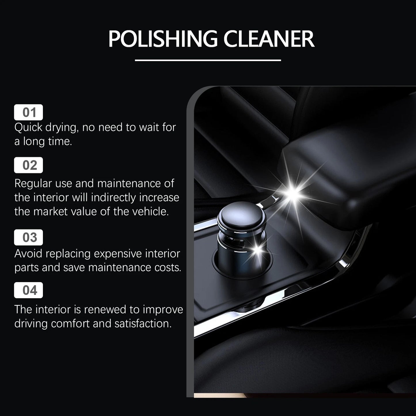 🔥Limited Time 49% off - Car Interior Polishing Cleaner