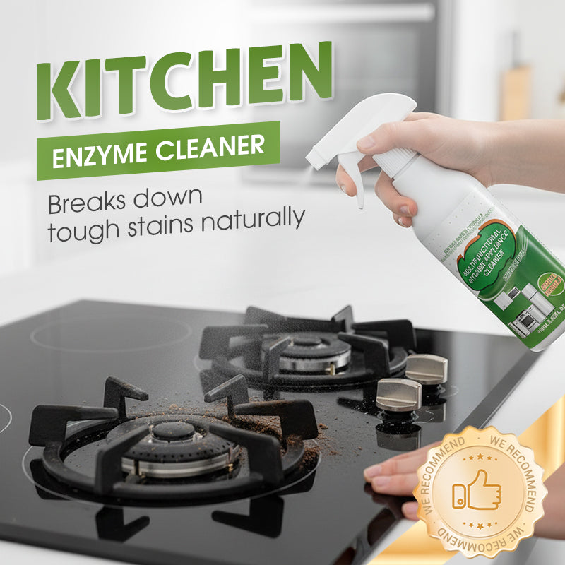 🍋 Kitchen Enzyme Cleaner – Powerful Degreasing, Long-Lasting Freshness⏳