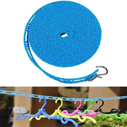 🔥 Last Day Sale 50% OFF – Retractable Windproof Clothesline