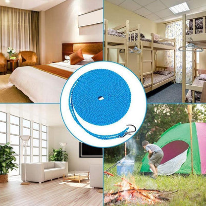 🔥 Last Day Sale 50% OFF – Retractable Windproof Clothesline