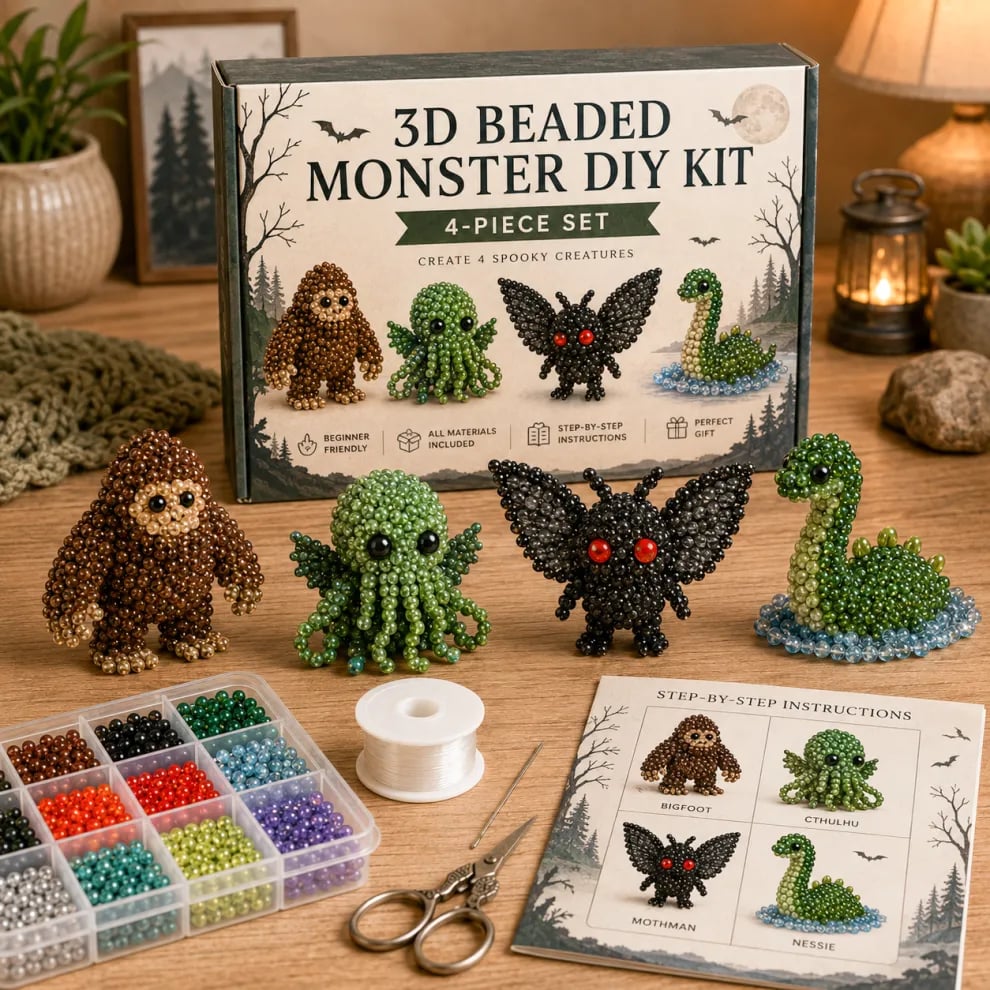 🏆Temporary sale 🧵✨Baby animals craft kit with 3D beads