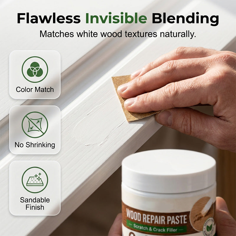 🏆 Last Day Special Price £9.77 ! 🔥Buy 2 Get 1 Free🎁Furniture & Floor Repair Paste – Works on tables, cabinets & wooden floors. Covers scuffs & peeling. No more ugly scratches! 🏠✅