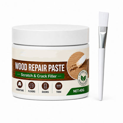 🏆 Last Day Special Price £9.77 ! 🔥Buy 2 Get 1 Free🎁Furniture & Floor Repair Paste – Works on tables, cabinets & wooden floors. Covers scuffs & peeling. No more ugly scratches! 🏠✅