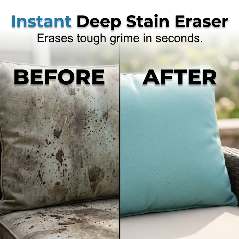 🪑Summer Limited-Time 50% OFF✨ Patio cushion cleaner – removes stains, safe for fabrics, family & pets!