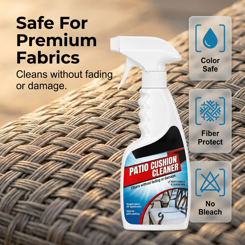 🪑Summer Limited-Time 50% OFF✨ Patio cushion cleaner – removes stains, safe for fabrics, family & pets!