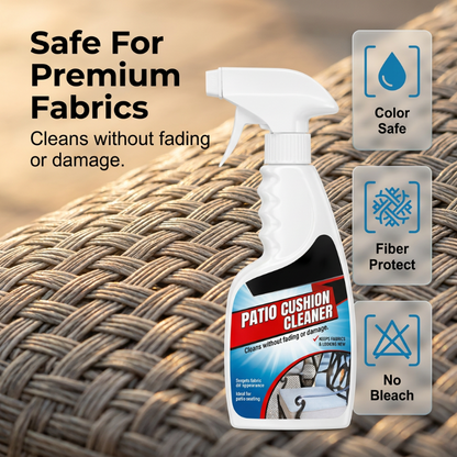 🪑Summer Limited-Time 50% OFF✨ Patio cushion cleaner – removes stains, safe for fabrics, family & pets!