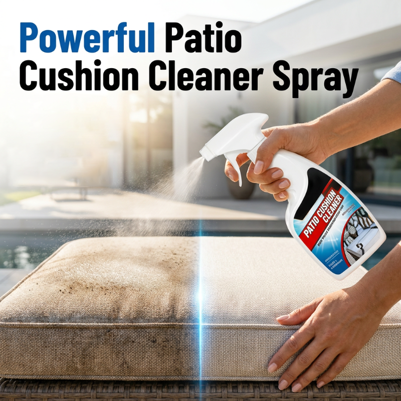 🪑Summer Limited-Time 50% OFF✨ Patio cushion cleaner – removes stains, safe for fabrics, family & pets!