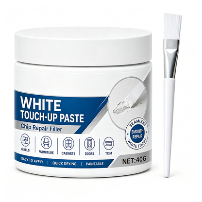 White Furniture Touch-Up Paste with Brush⏳
