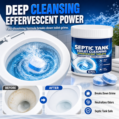 🚽 60% KORTING – Bruisende Toiletreinigingstabletten | Voor een Frisser & Schoner Toilet | Septische-Tankvriendelijk