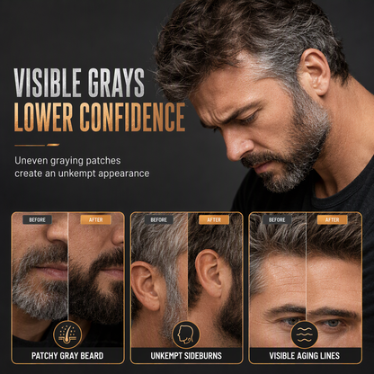 Men's Hair and Beard Dye Spray