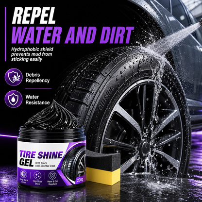 🚗 Tire & Black Trim Shine Gel🍀