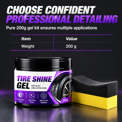🚗 Tire & Black Trim Shine Gel🍀