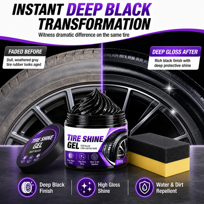 🚗 Tire & Black Trim Shine Gel🍀