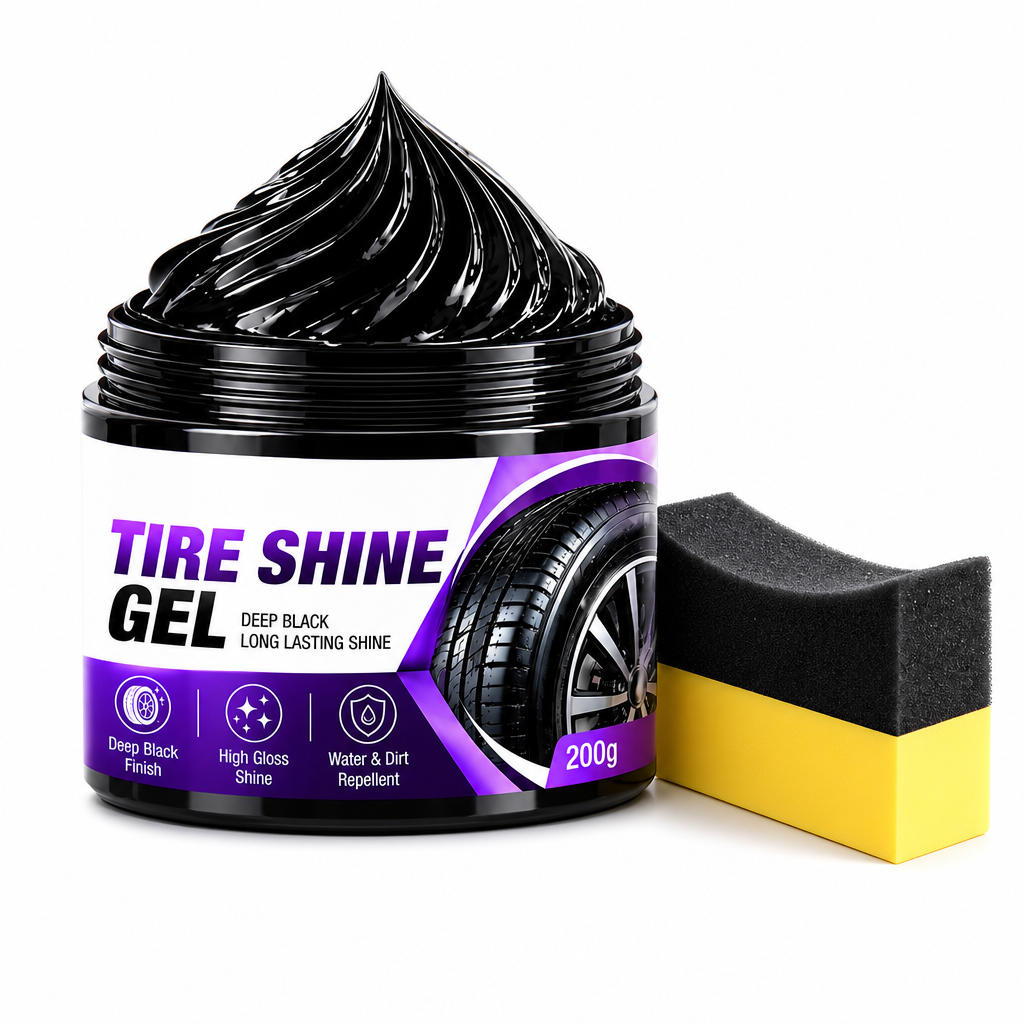 🚗 Tire & Black Trim Shine Gel🍀